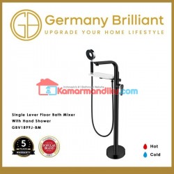 GERMANY BRILLIANT SINGLE LEVER FLOOR BATH MIXER WITH HAND SHOWER GBV1899J-BM