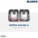 BLANCO Supra 340/340-U Kitchen Sink - Bak Cuci Piring Stainless Steel