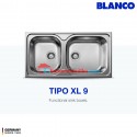 BLANCO Tipo XL 9 Kitchen Sink - Bak Cuci Piring Stainless Steel