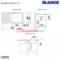 BLANCO Tipo XL 6S Kitchen Sink - Bak Cuci Piring Stainless Steel