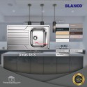 BLANCO Dinas 45 S Kitchen Sink - Bak Cuci Piring Stainless Steel