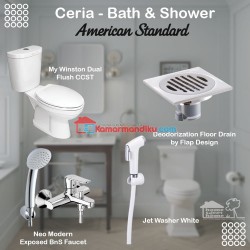 Paket American Standard Bundling Ceria Bath & Shower