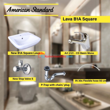 Americand Standard package Lava B1A Square