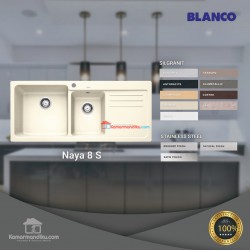 Blanco Naya 8S Silgranit Kitchen Sink - Putih
