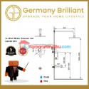 GERMANY BRILLIANT IN WALL MIXER SHOWER SET GBV8107D