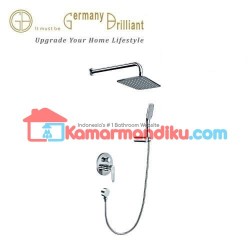 GERMANY BRILLIANT IN WALL MIXER SHOWER SET GBV8107E