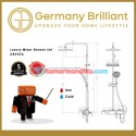 GERMANY BRILLIANT LUXURY MIXER SHOWER SET GBV37A-BM