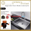 GERMANY BRILLIANT SUS304 STAINLESS STELL KITCHEN SINK GBV.JP610-82