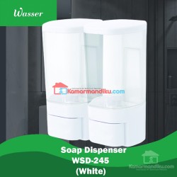 WASSER ACC BATHROOM|WSD-245 (DOUBLE TUBE LIQUID DISPENSER WHITE)