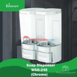 WASSER ACC BATHROOM|WSD-245 (DOUBLE TUBE LIQUID DISPENSER CHROME)