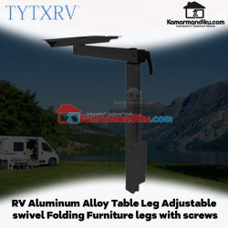 TYTXRV RV Aluminum Alloy Table Leg Adjustable swivel