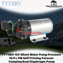 TYTXRV 12V Silent Water Pump Pressure 10.0 L PM Self Priming Caravan