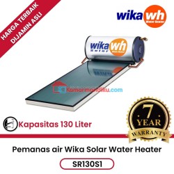 Pemanas air solar water heater Wika SR130S1 garansi 7 tahun