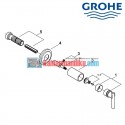 concealed valve exposed part Grohe atrio classic 19088000