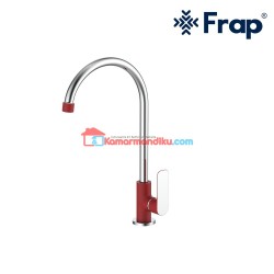 FRAP Keran Dapur Kitchen Sink Pillar IF 4102-7 RED anti karat bergaransi 5 tahun