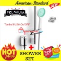 American Standard Easy Flo Keran Shower Exposed Mono Tombol Push on off 