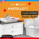 American Standard New Kastello Kloset Toilet closet Hygiene clean