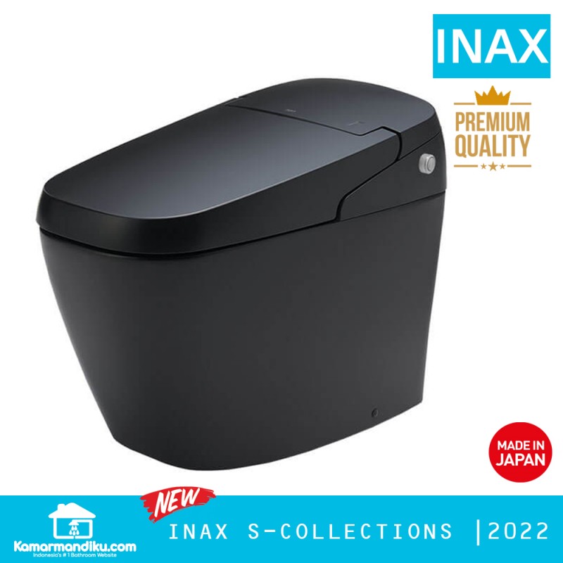 Inax Toilet kloset Satis G Black E bidet terbaru jepang 305 mm Black