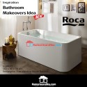 Roca bath tub Element Free standing Bathtub Spa Acrylic 160 