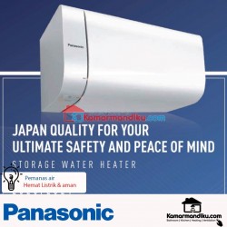 Panasonic pemanas air water heater 15 Ltr low watt garansi 7 thn