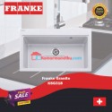Franke Kitchen Sink Granite 1 Lubang, 80 cm KSG318 Polar White